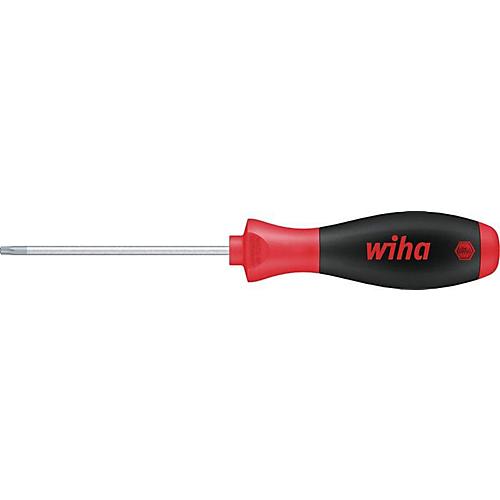 WIHA Schraubendreher MagicSpring T 15, Klingenlänge 80 mm, Chrom-Vanadium-Molybdän-Stahl, SoftFinish® Griff, für TORX®-Schrauben