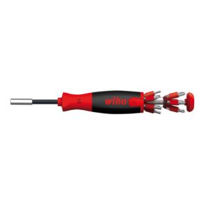 Wiha Schraubendreher mit Bit Magazin LiftUp 25 magnetisch gemischt mit 12 Bits Schlitz 5.5 PH2 PZ1 PZ2 PZ3 T15 T20 T25 T30 Innensechskant 3 4 5 1/4″ in Blister Wiha Schraubendreher mit Bit Magazin LiftUp 25 magnetisch gemischt mit 12 Bits Schlitz 5.5 PH2 PZ1 PZ2 PZ3 T15 T20 T25 T30 Innensechskant 3 4 5 1/4″ in Blister
