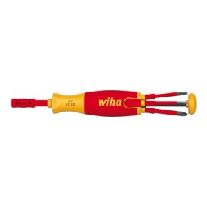 Wiha Schraubendreher mit Bit Magazin LiftUp electric Schlitz, Phillips mit 6 slimBits in Blister Wiha Schraubendreher mit Bit Magazin LiftUp electric Schlitz, Phillips mit 6 slimBits in Blister
