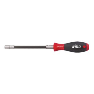 Wiha Schraubendreher mit Bithalter SoftFinish® Klemmung über Sprengring flexibler Schaft, 1/4″ 268 mm