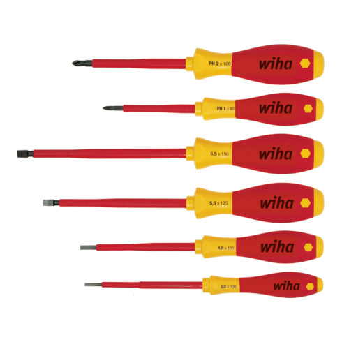 Wiha Schraubendrehersatz Schlitz/PH 320N SF K6 SATZ 6tlg