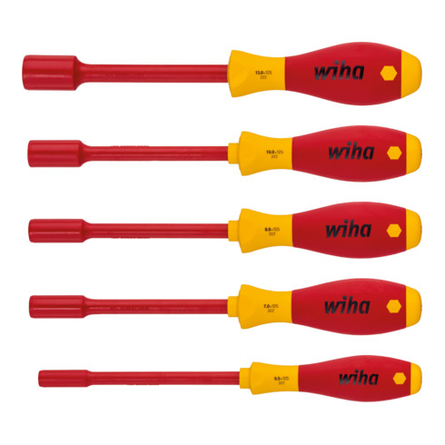 Wiha Steckschlüsselsatz SoftFinish electric 322 SF K5 SATZ 5tlg