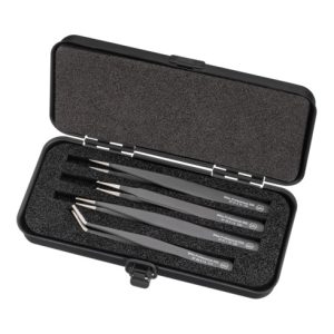 Wiha SMD-Pinzette Set Professional ESD gemischt 4-tlg. Wiha SMD-Pinzette Set Professional ESD gemischt 4-tlg.