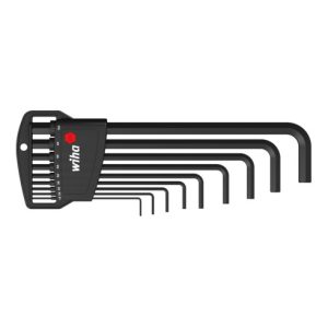 Stiftschlüssel Set im Classic Halter Sechskant 9-tlg. schwarzoxidiert (06386)