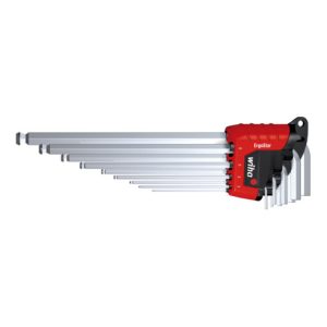 Wiha Stiftschlüssel Set im ErgoStar Halter (43851), Winkelschlüssel Sechskant-Kugelkopf MagicRing®, Innensechskantschlüssel 9-tlg. mattverchromt Wiha Stiftschlüssel Set im ErgoStar Halter (43851), Winkelschlüssel Sechskant-Kugelkopf MagicRing®, Innensechskantschlüssel 9-tlg. mattverchromt