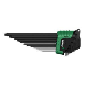 Wiha Stiftschlüssel Set im ErgoStar Halter TORX® MagicSpring® 13-tlg. schwarzoxidiert für maximale Effizienz und einfache Handhabung (36503) Wiha Stiftschlüssel Set im ErgoStar Halter TORX® MagicSpring® 13-tlg. schwarzoxidiert für maximale Effizienz und einfache Handhabung (36503)