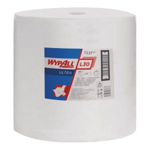 Wischtuch WYPALL L30 7331 L380xB370ca.mm weiß 3-lagig 1000 Tü./Rl. Wischtuch WYPALL L30 7331 L380xB370ca.mm weiß 3-lagig 1000 Tü./Rl.