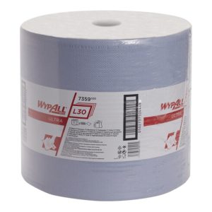 Wischtuch WYPALL L30 7359 L380xB350ca.mm blau 3-lagig 1000 Tü./Rl. Wischtuch WYPALL L30 7359 L380xB350ca.mm blau 3-lagig 1000 Tü./Rl.