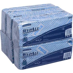 Wischtücher WypAll® X50, B 245 x L 416 mm, Interfold, lebensmittelgeeignet, 6 x 50 Stück, blau Wischtücher WypAll® X50, B 245 x L 416 mm, Interfold, lebensmittelgeeignet, 6 x 50 Stück, blau