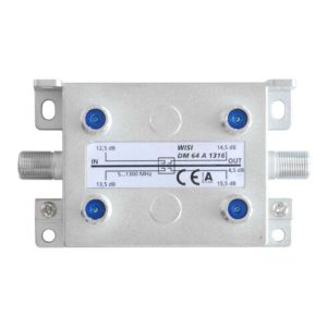 Wisi Abzweiger 4f. 5-1300MHz12,5-15,5dB DM 64 A 1316 Wisi Abzweiger 4f. 5-1300MHz12,5-15,5dB DM 64 A 1316