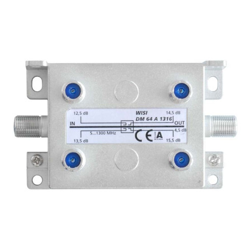 Wisi Abzweiger 4f. 5-1300MHz12,5-15,5dB DM 64 A 1316