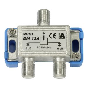 Wisi Verteiler 2f. 5-2400MHz, 6dB DM12A Wisi Verteiler 2f. 5-2400MHz, 6dB DM12A
