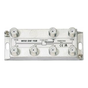 Wisi Verteiler 6f. 5-2400MHz, 13dB DM16B Wisi Verteiler 6f. 5-2400MHz, 13dB DM16B
