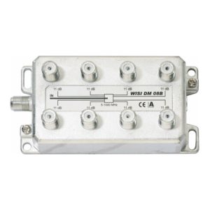 Wisi Verteiler 8f. 5-1000MHz, 11dB DM08B Wisi Verteiler 8f. 5-1000MHz, 11dB DM08B