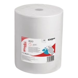 WypAll X60 Multi-Task Reinigungstücher, 1 Großrolle x 650 weiße industrielle Reinigungstücher WypAll X60 Multi-Task Reinigungstücher, 1 Großrolle x 650 weiße industrielle Reinigungstücher