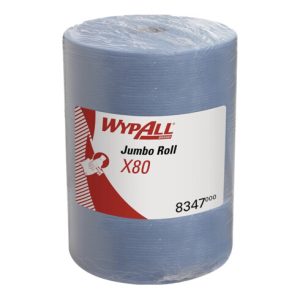 WypAll X80 Tücher, 1 Großrolle mit 475 blauen, 1-lagigen Tüchern WypAll X80 Tücher, 1 Großrolle mit 475 blauen, 1-lagigen Tüchern