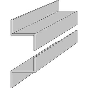 Z-Profischienen, 1000 mm lang, für ORGATEX-Tafeln Z-Profischienen, 1000 mm lang, für ORGATEX-Tafeln