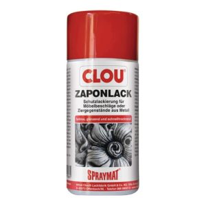 Zaponlack (Metallfirnis) SPRAYMAT farblos glänzend 300 ml Spraydose CLOU Zaponlack (Metallfirnis) SPRAYMAT farblos glänzend 300 ml Spraydose CLOU