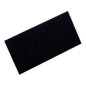 Zellgummiauflage L280xB140xS10mm schwarz Zellgummiauflage L280xB140xS10mm schwarz
