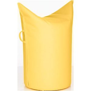Zipfelhocker WERTHER, Outdoor Stoff, Sitzhöhe 500 mm, inkl. Griffschlaufe, lemon Zipfelhocker WERTHER, Outdoor Stoff, Sitzhöhe 500 mm, inkl. Griffschlaufe, lemon