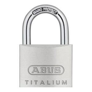 Zylindervorhangschloss 64TI/40 Schlosskörper-B.40mm Titalium versch.-schl.ABUS Zylindervorhangschloss 64TI/40 Schlosskörper-B.40mm Titalium versch.-schl.ABUS