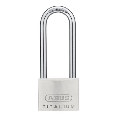 Zylindervorhangschloss 64TI/50HB80 gl Schlosskörper-B.50mm Titalium gl.6511 ABUS