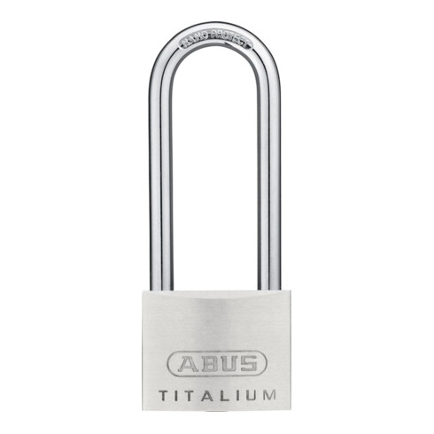 Zylindervorhangschloss 64TI/50HB80 Schlosskörper-B.50mm Titalium verschschl.ABUS