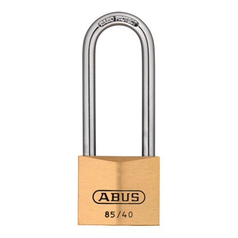 Zylindervorhangschloss 85/40HB63 gl Schlosskörper-B.40mm MS gl.0709 ABUS