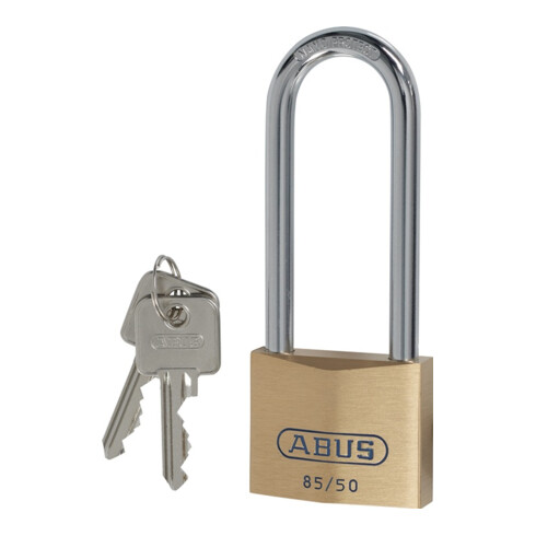 Zylindervorhangschloss 85/50HB80 Schlosskörper-B.50mm MS versch.-schl.ABUS