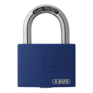 Zylindervorhangschloss T65AL/40 blau Lock-Tag Schlossk.-B.43mm Alu.versch.-schl. Zylindervorhangschloss T65AL/40 blau Lock-Tag Schlossk.-B.43mm Alu.versch.-schl.
